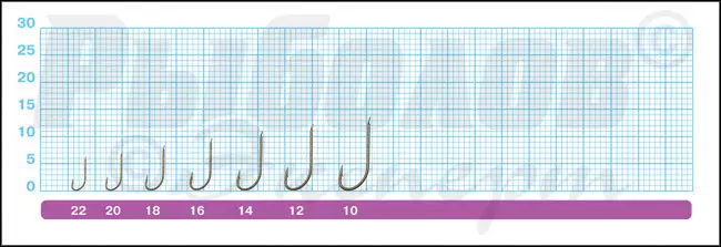 Размеры крючков Owner 56536 Match Sproat