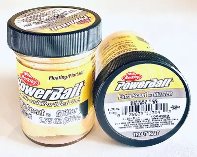 Паста форелевая Berkley PowerBait Extra Scent Glitter Trout Bait 50гр. (1004933)