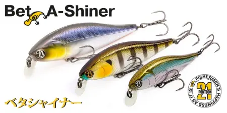 Воблер PONTOON21, Bet-A-Shiner 91F-SR, 91мм, 16.4 гр., 0.1-0.3 м.