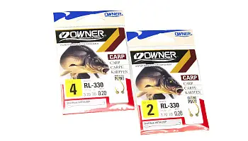 Одинарный крючок OWNER 50330 с поводком с петлей 70см RL-330