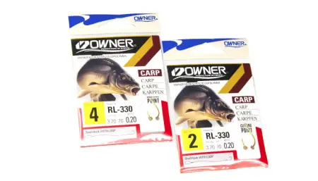 Одинарный крючок OWNER 50330 с поводком с петлей 70см RL-330