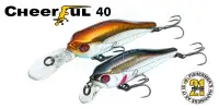 Воблер PONTOON 21, Cheerful 40SP-SR, 40мм., 2.6гр., погруж.0.3-0.5 м.