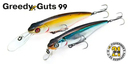 Воблер PONTOON 21, Greedy-Guts 99F-SR, 99мм, 14.5 гр., 0.8-1.2 м.