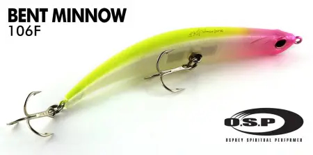 Воблер OSP BENT MINNOW, 76.0 мм, 4.3 гр.