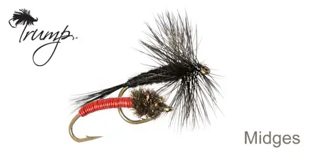 Мухи TRUMP, MIDGES & EMERGERS, Miracle Midge - Red