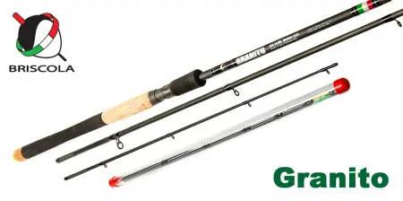 Фидер BRISCOLA GRANITO, Medium, 427см., 4 ч., Tip: 28гр., 56гр., 84гр.