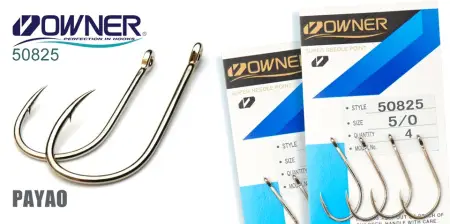 Одинарный крючок OWNER, 50825, колечко, белый