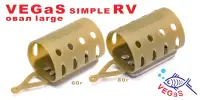 Фидерная кормушка VEGaS simple RV "овал" large, 80 гр.   (10)  № 101