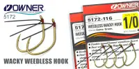 Одинарный крючок Owner Wacky B-79, "незацепляйка"