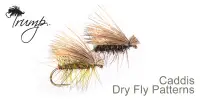 Мухи TRUMP, DRY FLY, Caddis Sparkle - Olive