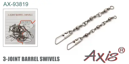 AX-93819 3-joint Barrel Swivels