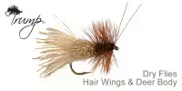 Мухи TRUMP, DRY FLY, Humpy - Blue