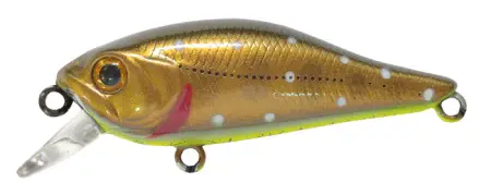 Воблер PONTOON 21, Cheerful 34F-SR, 34мм., 1.45гр., погруж.0.3-0.5 м.