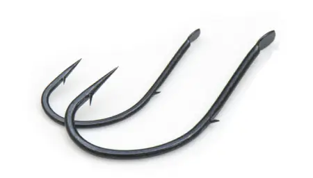 Одинарный крючок OWNER, 50173, лопатка, черный, кован., засечка на цевье