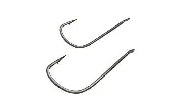 Одинарный крючок Owner, 50257, лопатка, черный BC