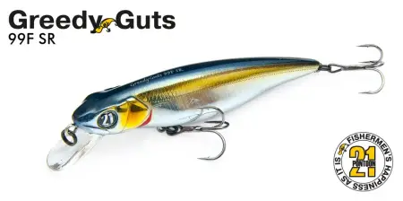 Воблер PONTOON 21, Greedy-Guts 99F-SR, 99мм, 14.5 гр., 0.8-1.2 м.