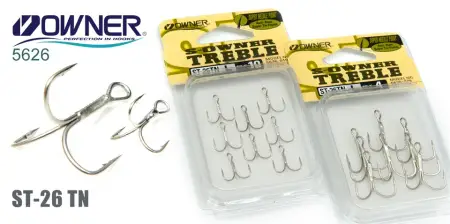 Тройной крючок OWNER ST-26TN
