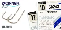Одинарный крючок OWNER, 50243, лопатка, серый