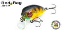 Воблер PONTOON21, Red Rag 36F-SSR, 36мм, 5,7 гр., 0.0-0.05 м.