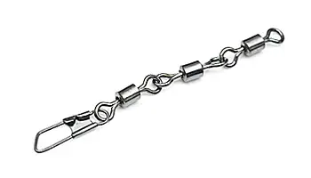 Вертлюг  тройной "rolling" с застежкой "Safety" AXIS AX-94138