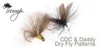 Мухи TRUMP, DRY FLY, CDC Caddis Emerger - Brown