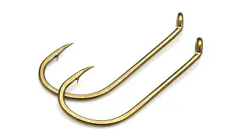 Одинарный крючок OWNER, 50458, колечко, "латунь", кован.