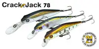 Воблер PONTOON 21, Crackjack 78F-SR, 78мм., 9.6гр., погруж.0.7-1 м.