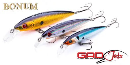 Воблер  GAD BONUM 90F-SR, 90 мм, 10.8 гр, 0.7-1.0