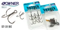Тройной крючок OWNER ST-31BC