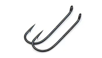 Одинарный крючок OWNER, 50334, колечко, черный BC