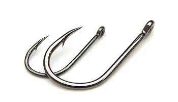 Одинарный крючок OWNER, 5169, колечко, черный BC