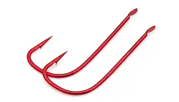 Одинарный крючок OWNER, 50286, лопатка, красный