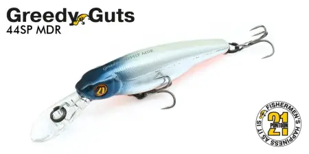 Воблер PONTOON 21, Greedy-Guts 44F-SR, 44мм, 2.10 гр., 0.3-0.6 м.