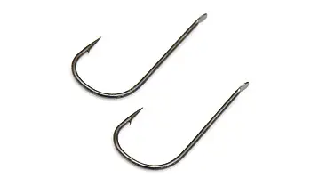 Одинарный крючок OWNER, 53938, лопатка, черный BC