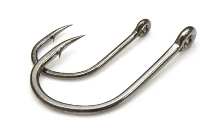 Одинарный крючок OWNER, 50188, колечко, черный BC