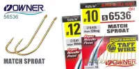 Одинарный крючок OWNER 56536, Carbon Steel, коричн., лопатка