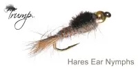 Мухи TRUMP, NYMPH FLIES, BH Hare's Ear - Olive