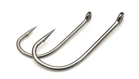 Одинарный крючок OWNER, 51455, колечко, черный BC