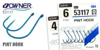 Одинарный крючок OWNER, 53117, колечко, синий