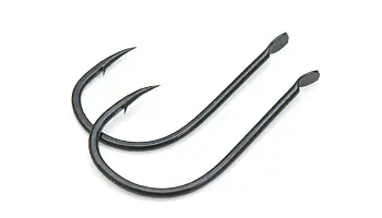 Одинарный крючок OWNER, 51010, лопатка, черный
