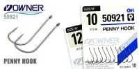 Одинарный крючок OWNER, 50921, колечко, черный BC