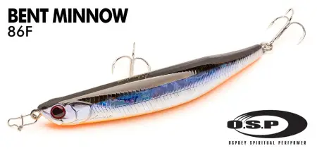 Воблер OSP BENT MINNOW, 76.0 мм, 4.3 гр.