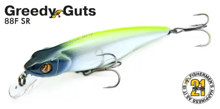 Воблер PONTOON 21, Greedy-Guts 88SP-SR, 88мм, 11.7 гр., 0.8-1.0 м.