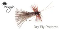 Мухи TRUMP, DRY FLY, Quill Olive