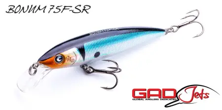 Воблер  GAD BONUM 90F-SR, 90 мм, 10.8 гр, 0.7-1.0