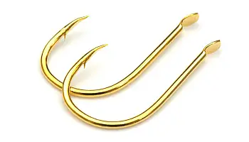 Одинарный крючок OWNER, 50328, лопатка, золото