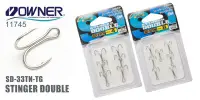 Двойной крючок OWNER (SD-33TN), белый