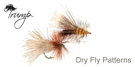 Мухи TRUMP, DRY FLY, Blue Dun