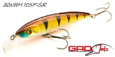 Воблер  GAD BONUM 90F-SR, 90 мм, 10.8 гр, 0.7-1.0