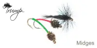 Мухи TRUMP, MIDGES & EMERGERS, Miracle Midge - Red